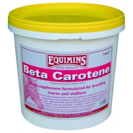   Equimins Beta Carotene vödrös- Béta karotin mének és vemhes kancák számára 2kg