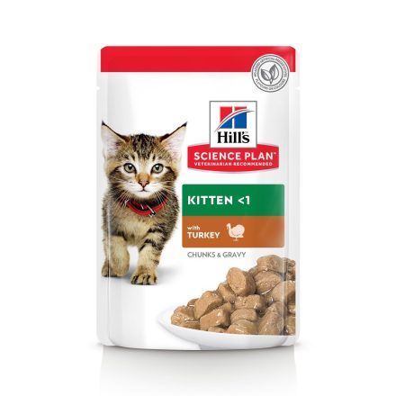 Hill's SP Feline Kitten with Turkey alutasakos 12x85g