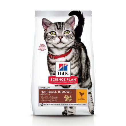 Hill's SP Feline Adult Hairball & indoor Chicken száraz eledel 1,5kg