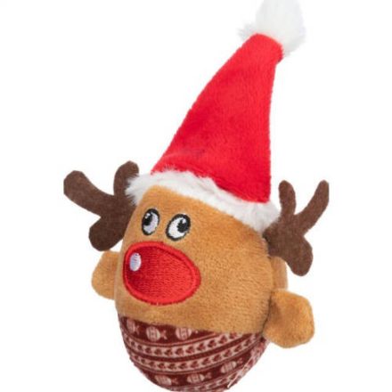 Trixie 92525 Xmas Reindeer - plüss karácsonyi játék macskák részére 