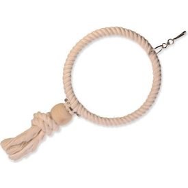 Trixie 5159 madárjáték pamut karika 24cm fehér