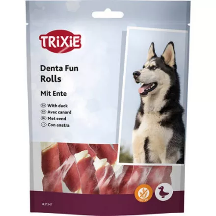 Trixie 31347 Denta Fun Mini kacsahúsos rágórúd- jutalomfalat kutyák részére 6cm/120g