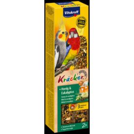   Vitakraft Kracker Dupla Rúd (méz,eukaliptusz) – kiegészítő eleség nagypapagáj részére (180g)