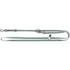 Trixie 1971319 CityStyle Adjustable Lead - állítható póráz (PVC bevonattal) kutyák részére L-XL (2m/20mm), zöld (zsálya)