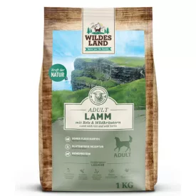   Wildes Land Száraztáp báránnyal és rizzsel kutyáknak 1kg