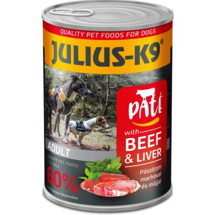 Julius-K9 Paté Beef & Liver konzerv 400g