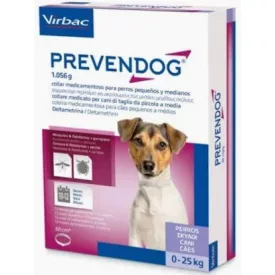   Virbac Prevendog szúnyog és kullancs elleni nyakörv kis- és közepes testű kutyáknak 1db