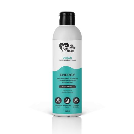 We Love Bark - Energy vedlés csökkentő prebiotikus kutyasampon 250ml