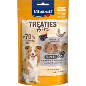   Vitakraft Treaties Bits Jutalomfalat Superfood Csirke & Bodza 100g