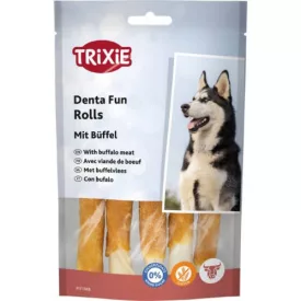   Trixie 31388 Denta Fun bivaly ízű rágórúd, 12cm, 5db - jutalomfalat kutyák részére
