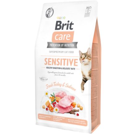 Brit Care Cat Grain Free Sensitive Turkey & Salmon 7kg