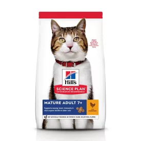   Hill's SP Feline Mature Adult 7+ Chicken száraz eledel 300g