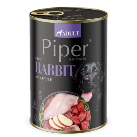 Piper Adult Rabbit&apple (nyúl és alma) konzerv 400g