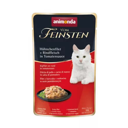 Animonda vom Feinsten marha csirkefilével paradicsomszószban 50g (83687) lejárat közeli