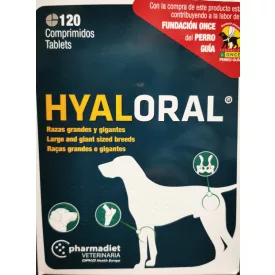   Hyaloral Large tabletta nagy-és óriás testű kutyáknak 120db