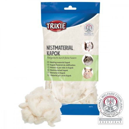 Trixie 60714 Nesting Material - fészekbélés (krémszín) madarak és rágcsálók részére (100g)