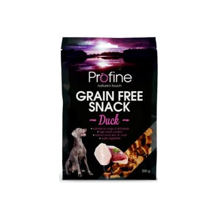 Profine Grain-Free Snack Duck-kacsahúsos jutalomfalat kutyáknak 200g