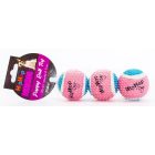 HIPHOP DOG teniszlabda - neon, sötétben világító, 5 cm (3 db/csomag)