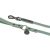Trixie 1971119 CityStyle Lead - póráz (PVC bevonattal) kutyák részére L-XL (1m/20mm), zöld (zsálya)