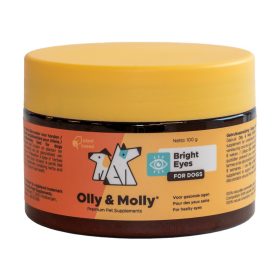   Olly & Molly Bright Eyes Ragyogó tekintet-szem egészségének támogatása gyógynövényekkel kutyának 100g