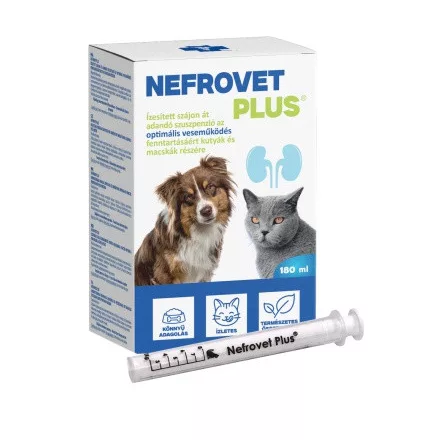 Nefrovet Plus szuszpenzió kutyáknak és macskáknak 180ml
