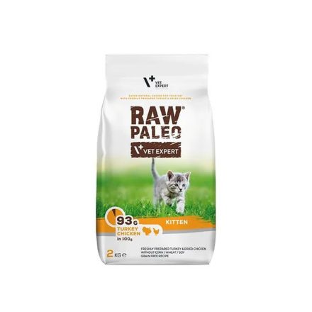 Raw Paleo Kitten Pulyka&Csirke száraz eledel 2kg