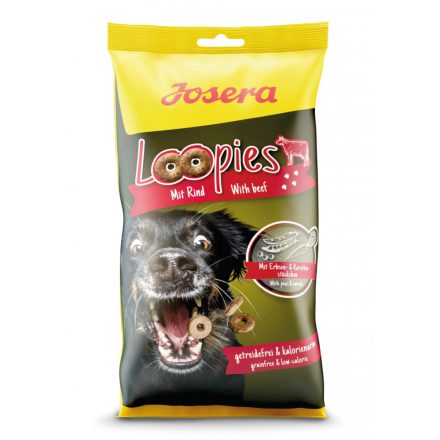 Josera Loopies marhás jutalomfalat kutyának 150g