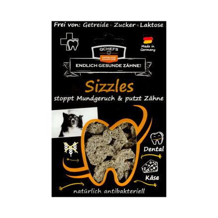 Qchefs Sizzles Természetes fogtisztító jutalomfalat kutyáknak 65g