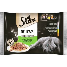   Sheba Delicacy in Jelly - alutasakos válogatott nedves eledel macskák részére 4x85g