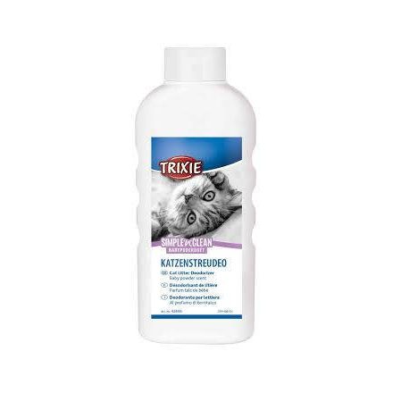 Trixie 42406 Simple'n'Clean Cat Litter Deodorizer - alomszagtalanító babapúder illattal 750g