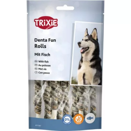 Trixie 31387 Denta Fun halas rágórúd- jutalomfalat kutyáknak 10db/12cm