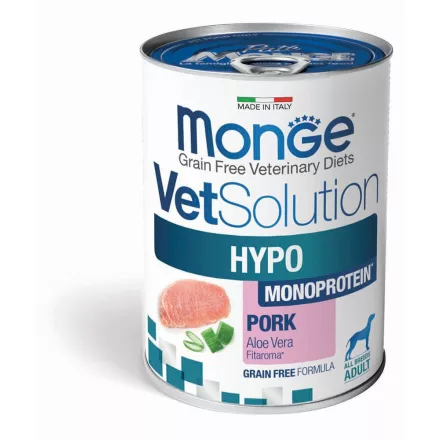 Monge VetSolution Hypo Monoprotein Sertés konzerv kutyáknak 400g