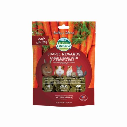 Oxbow Simple Rewards Carrot and Dill jutalomfalat rágcsálóknak 85g