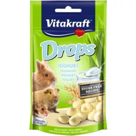 Vitakraft Drops joghurt - jutalomfalat rágcsálóknak (75g)