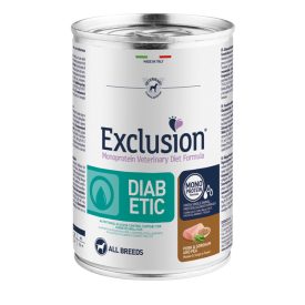   Exclusion Veterinary Diet Diabetic Pork & Sorghum and Pea konzerv kutyának 400g
