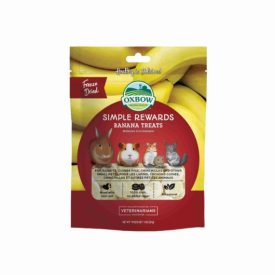   Oxbow Simple Rewards Banana Treats jutalomfalat rágcsálóknak 30g