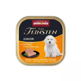   Animonda Vom Feinsten Junior 150g szárnyas-pulykaszív alutálkás(82973)