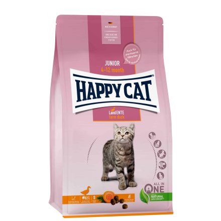 Happy Cat Junior Ente-kacsa száraz macskaeledel 300g