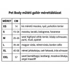 Pet Body Műtéti Gallér tappancsos 25-35 cm M méret