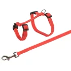 Trixie 6260 hám és póráz szett - gyorscsattal nyulak részére (25-44cm/10mm)