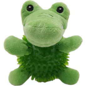 GimDog játék - Krokodil tüskés labda csipogós 15cm