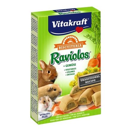 Vitakraft Raviolos - kiegészítő eleség rágcsálóknak (zöldséges) 100g
