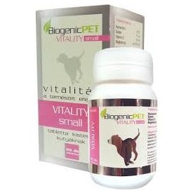   BiogenicPET Vitality Dog Small - vitalizáló regeneráló tabletta kutyáknak 60db