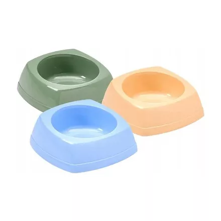 SAVIC Nibble Plastic Bowl - Műanyag tál tengerimalacok részére (12x12x4,5cm)