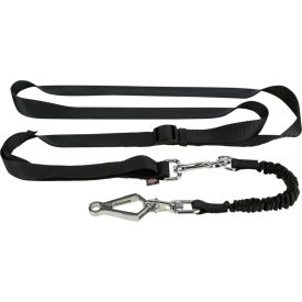   Trixie 1282 Bicycle and Jogging Leash - futópóráz - fekete (1-2m/25mm)