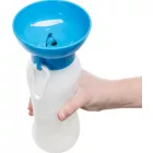 Trixie 24609 Bottle with Drinking Bowl - Műanyag úti itató, tállal kutyák részére (0,55l)