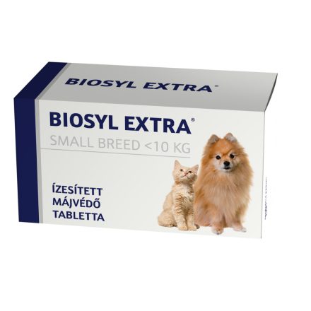 Biosyl Extra Small Breed ízesített májvédő tabletta 30db