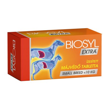 Biosyl Extra Small Breed ízesített májvédő tabletta 30db