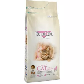   Bonacibo Cat Light&Sterilized Csirke, szardella, rák és rizs száraz macskaeledel 5kg