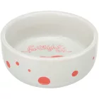 Trixie 60739 Ceramic Bowl - színes kerámia tál nyulak részére (250ml /Ø11cm)